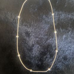 Silver Bead Chain  For Girl Or Small Woman