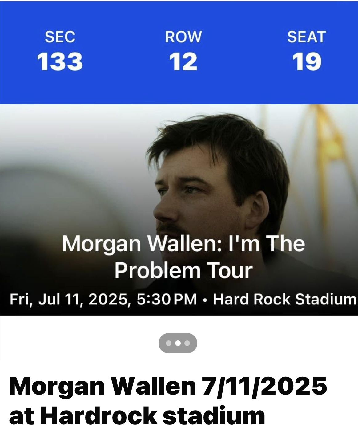Morgan Wallen Concert Tickets