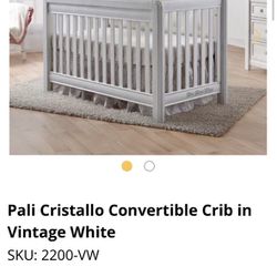 Pali Cristallo Convertible 4-in-1 Baby Crib 