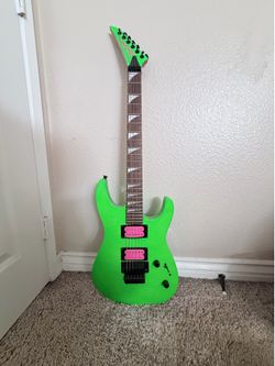 Jackson X Series Dinky DK3XR HSS Electric Guitar Neon Green