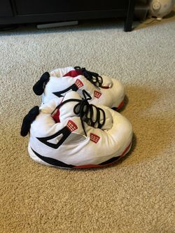 Jordan 4 Fire Red Slippers 