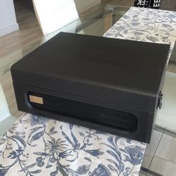 Ark Rocket Dark Green/Black Record Player - Brand New