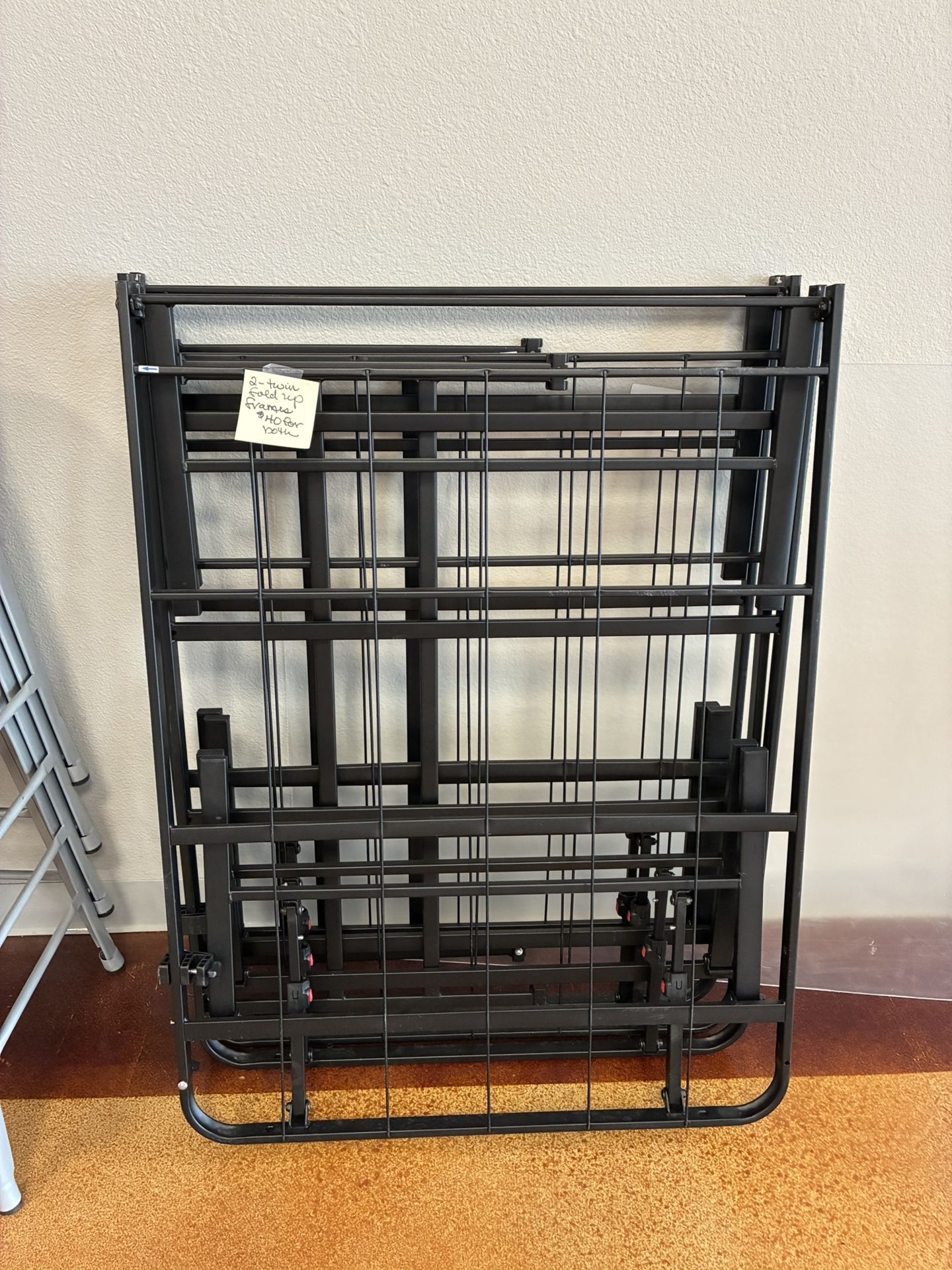 Two Twin Bed Folding Frames