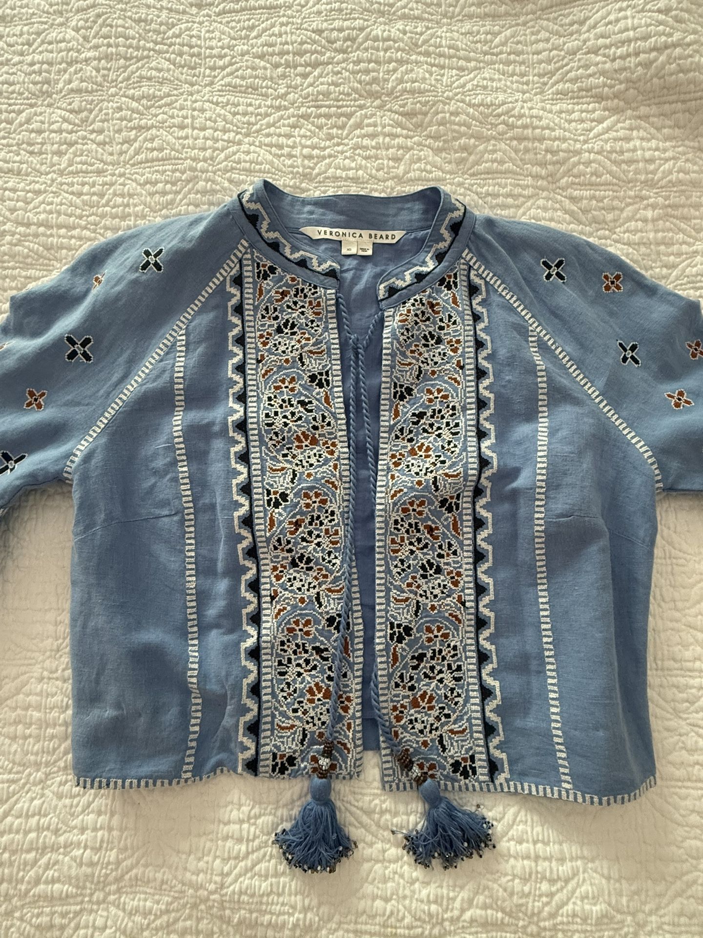 Veronica Beard- Cotton Linen Jacket