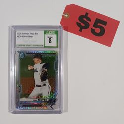 2021 Bowman Mega Box #BCP-66 Max Meyer CSG NM/Mint 8
