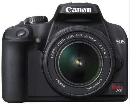 Canon Rebel XS DSLR Camera with EF-S 18-55mm f/3.5-5.6 IS Lens (Black)
