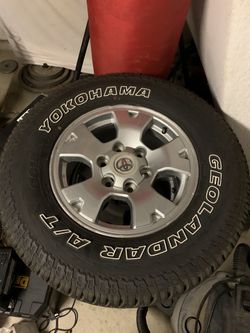 Toyota Tacoma RIMS AND YOKOHAMA TIRES