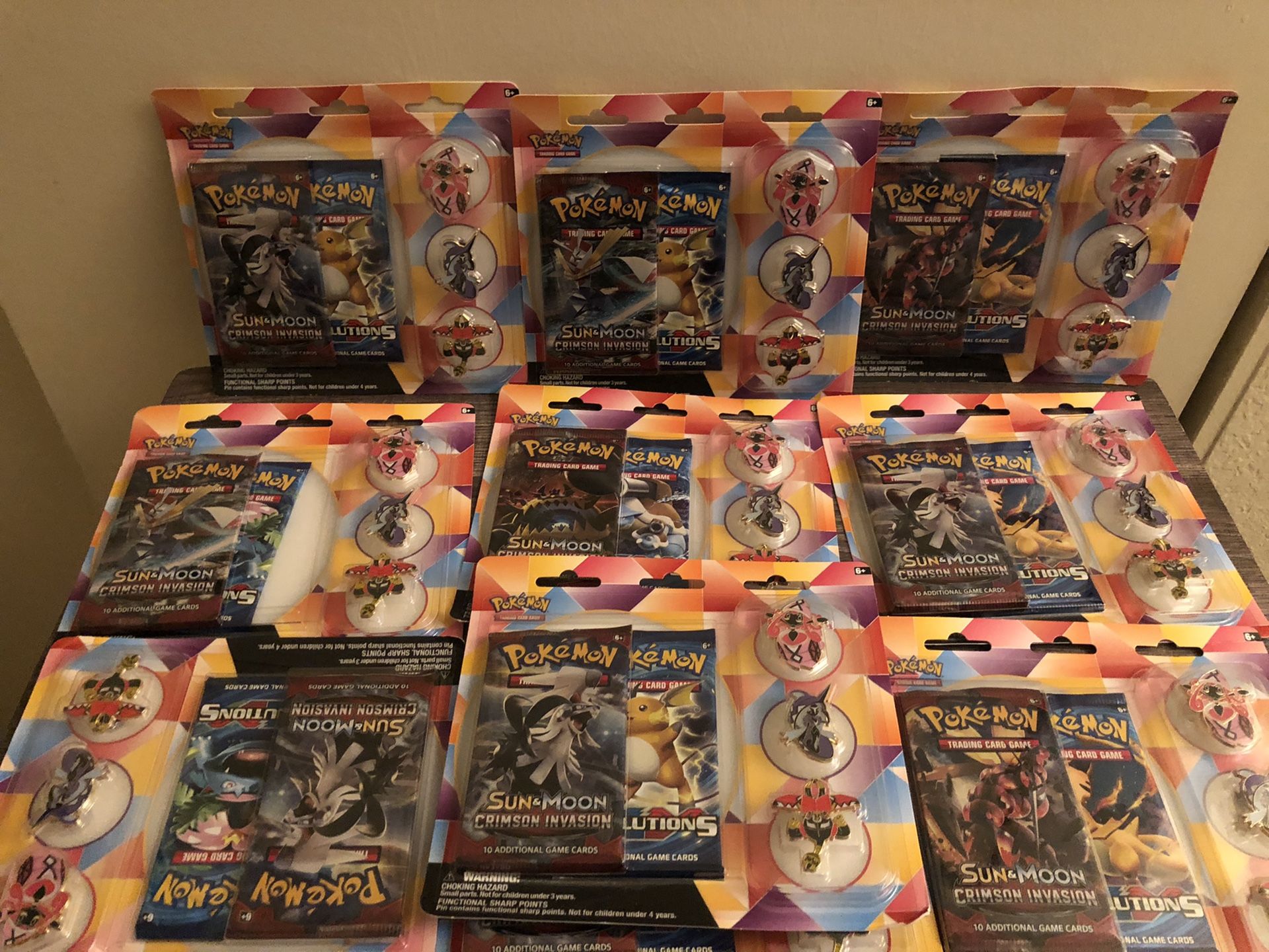 Pokémon blister pack pin collection xy evolutions