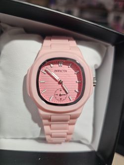 Invicta Pink Watch with Subdial