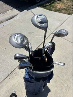 Golf Clubs with bag right handed