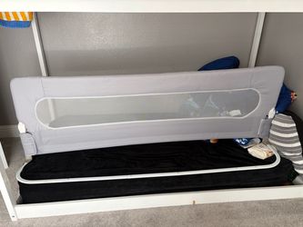 Gray Toddler Bed Rail Guard