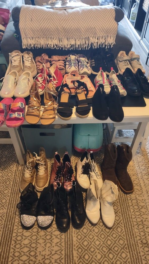 Size 2 Little Girls Shoe Lot