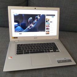 Acer Chromebook 315 Touch Screen 15"  LAPTOP NOTEBOOK COMPUTER Working Great And Charger 