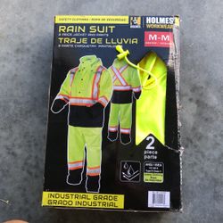 Rain Suit Workwear Medium Size