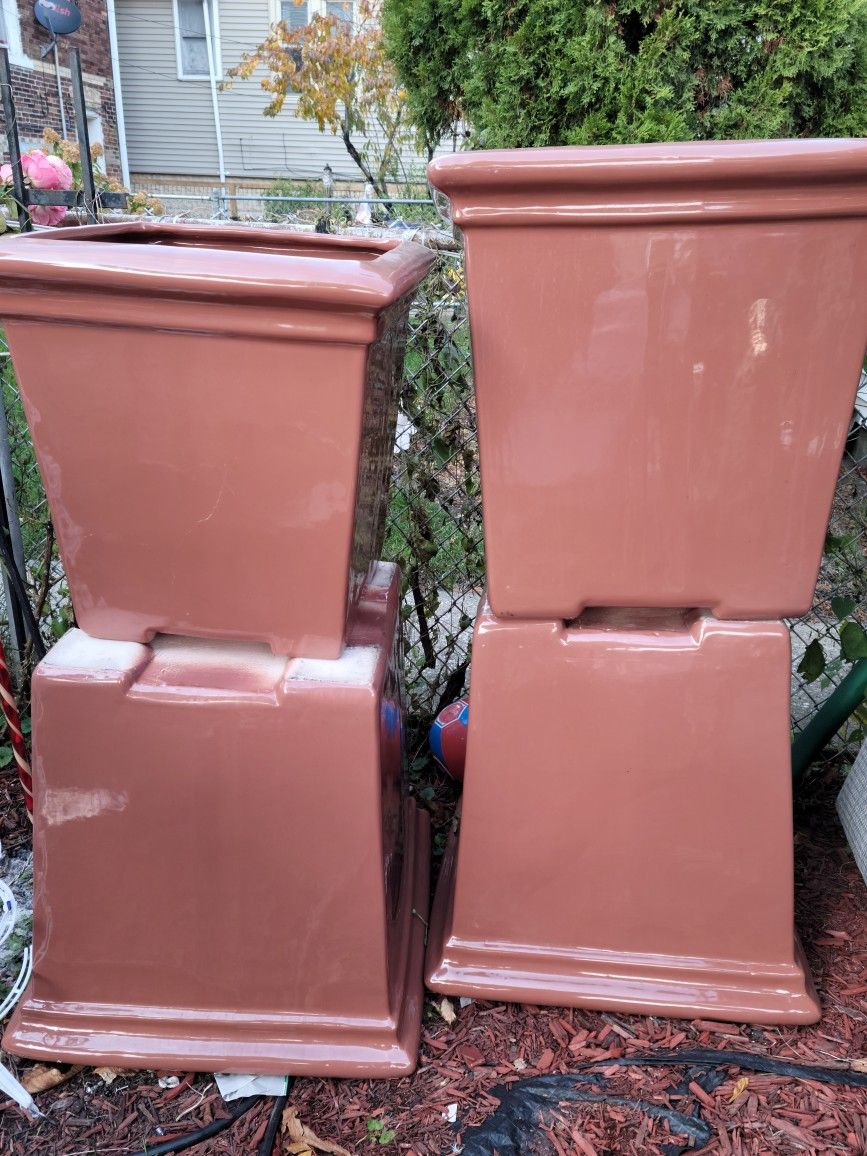 Large flower pots