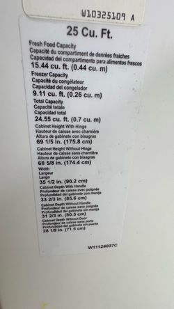 Whirlpool fridge