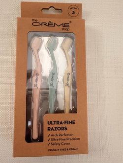 The Crème Shop Ultra-Fine Razors Set of 3