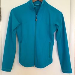 Lululemon aqua blue full zip jacket sweater