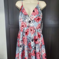 Floral Dress S,M,L 
