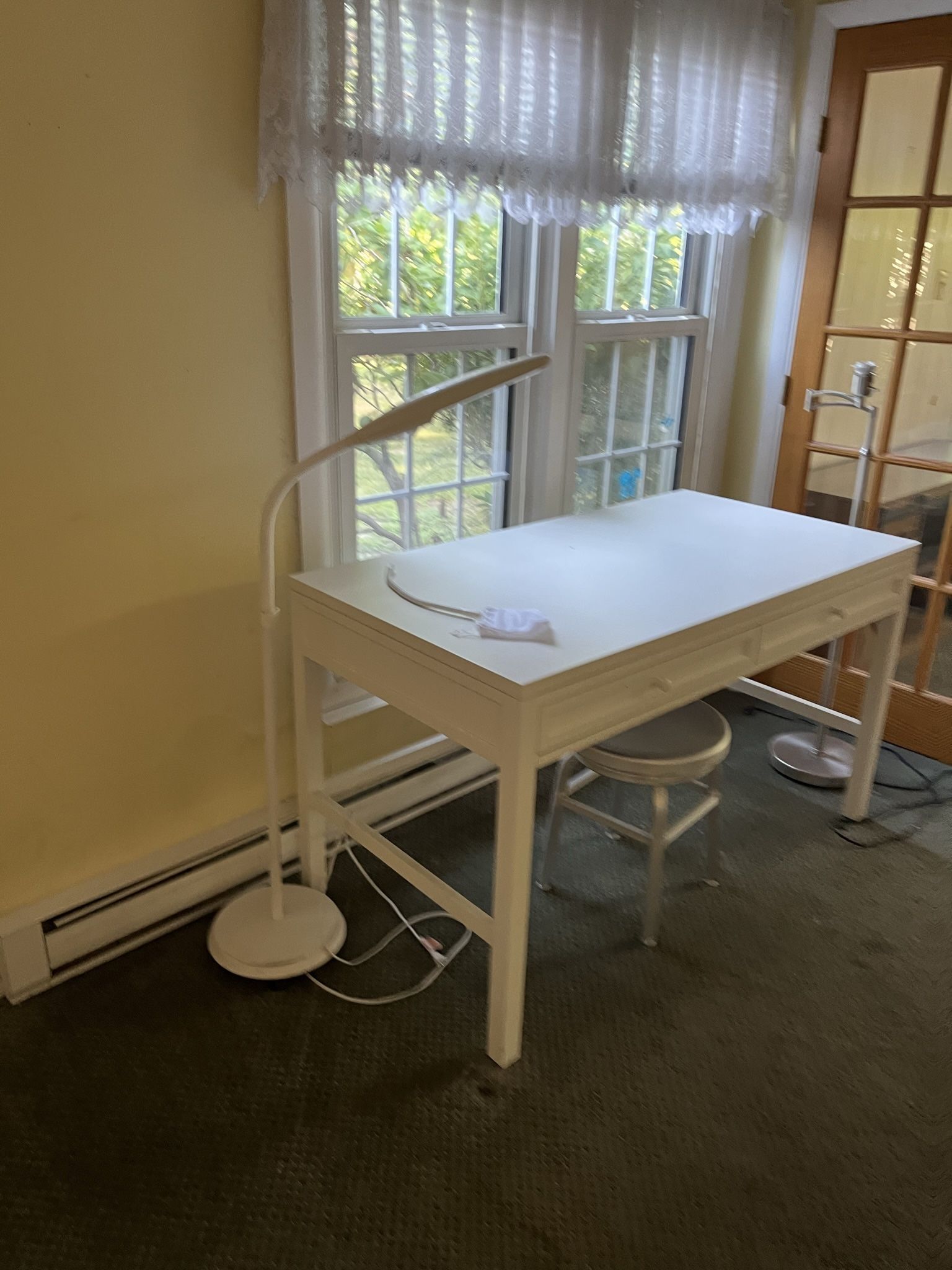 Art Desk And Stool