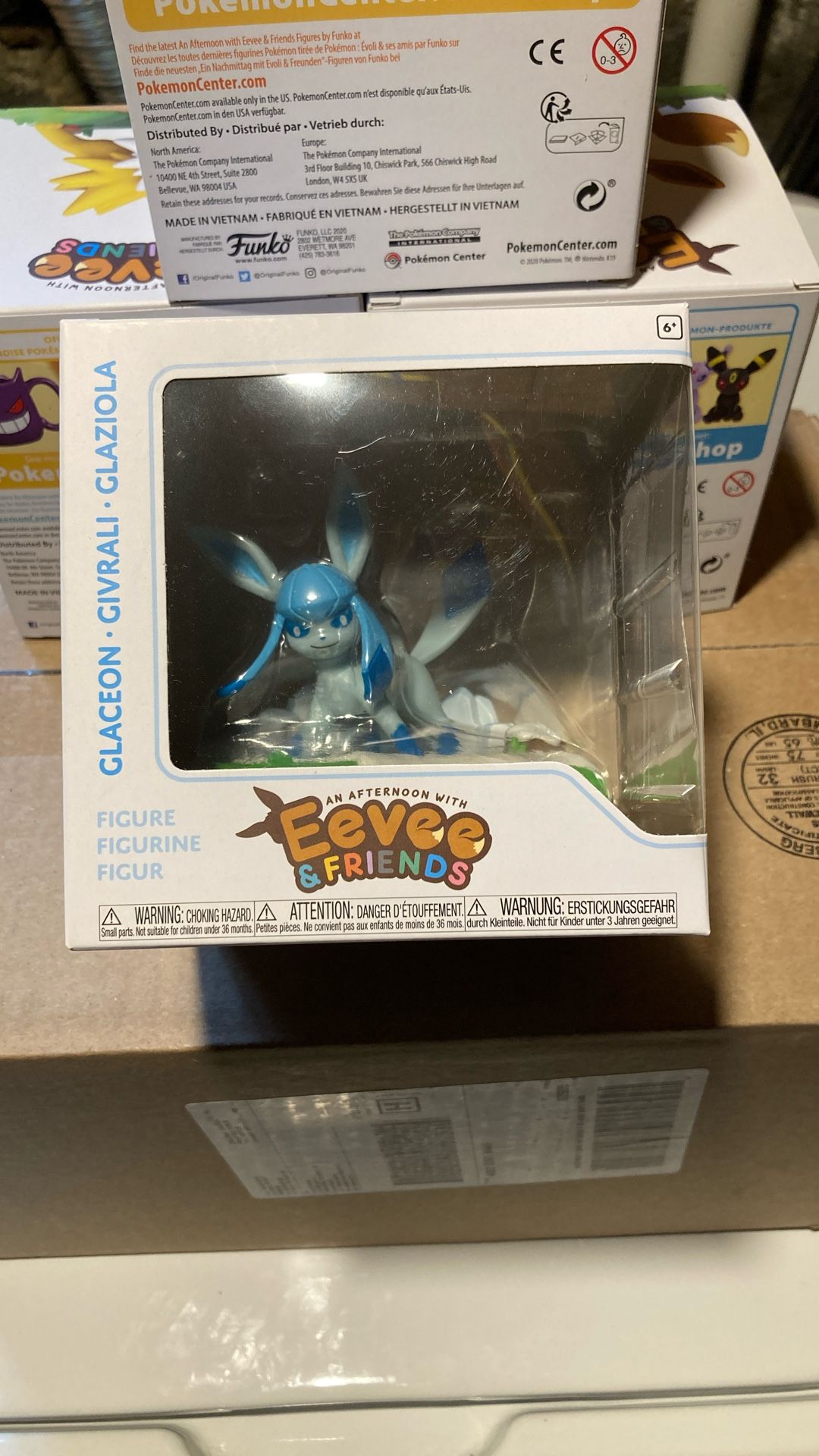 Glaceon Pokemon Center Funko Figure New In Box Eevee And Friends
