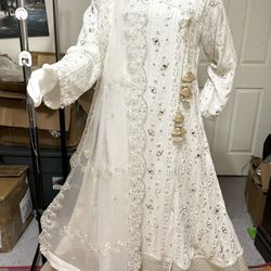 Chiffon Angrakha Dress 