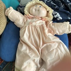 A porcelain Cabbage Patch doll