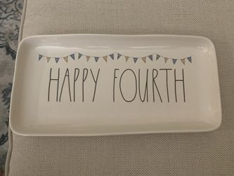 Rae Dunn 4th of July Serving Tray
