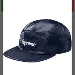 Supreme Coated Linen Camp Cap