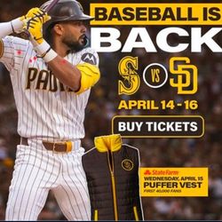 San Diego Padres Puffer Jacket / Vest