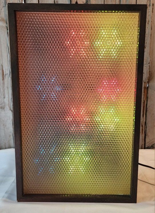 1970 Sound Activated Realistic Color Organ Lamp Radio Shack Tandy 42-3001 Disco