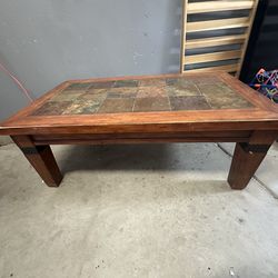Wood Retangular Coffee Table
