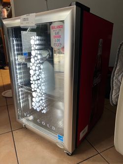Mini refrigerador coca coca