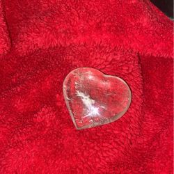Cuarzo En Forma De Corazon Es Grande Muy Bonito Y Enerjisante .