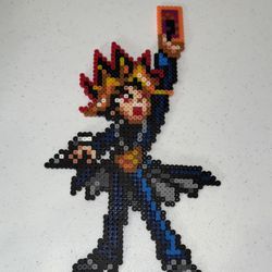 Yugioh Perler Beads - Yugi / Atem Pixel Art