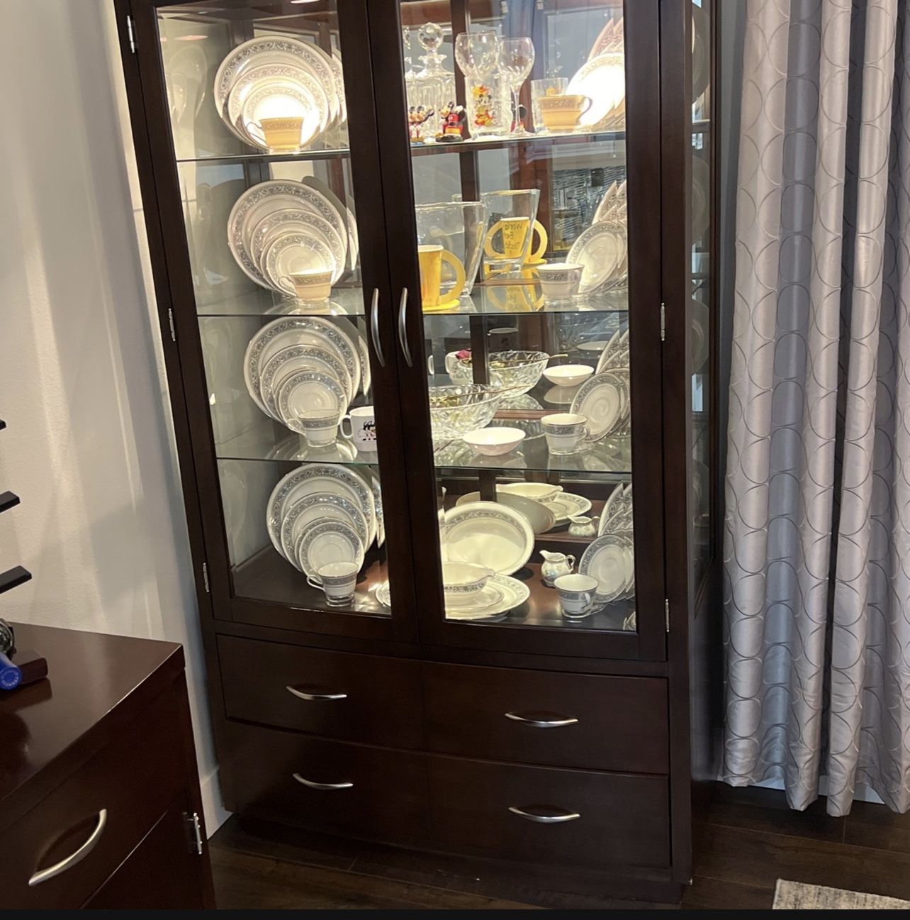 Kathy Ireland China Cabinet And Breakfast Buffet - 2 Items