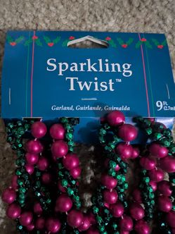 Christmas Garland 9ft plus NEW!