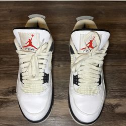 Size 8 - Jordan 4 Retro OG Mid White Cement