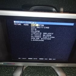 Sharp Aquos 15" LCD Tv LC-15B8U-S