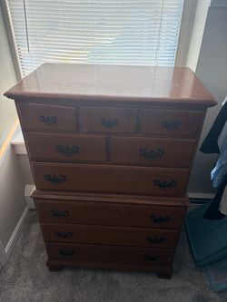 Free solid wood dresser with cedar drawer