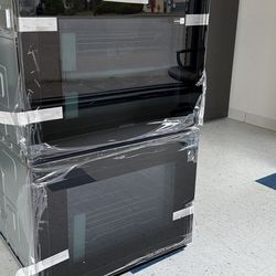 Bespoke 30 in. Double Electric Wall Oven in Stainless Steel with AI Pro Cooking Camera