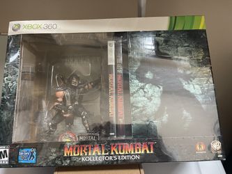 MORTAL KOMBAT Kollector’s Edition XBOX 360 Complete W/ Bookend Statues SEALED