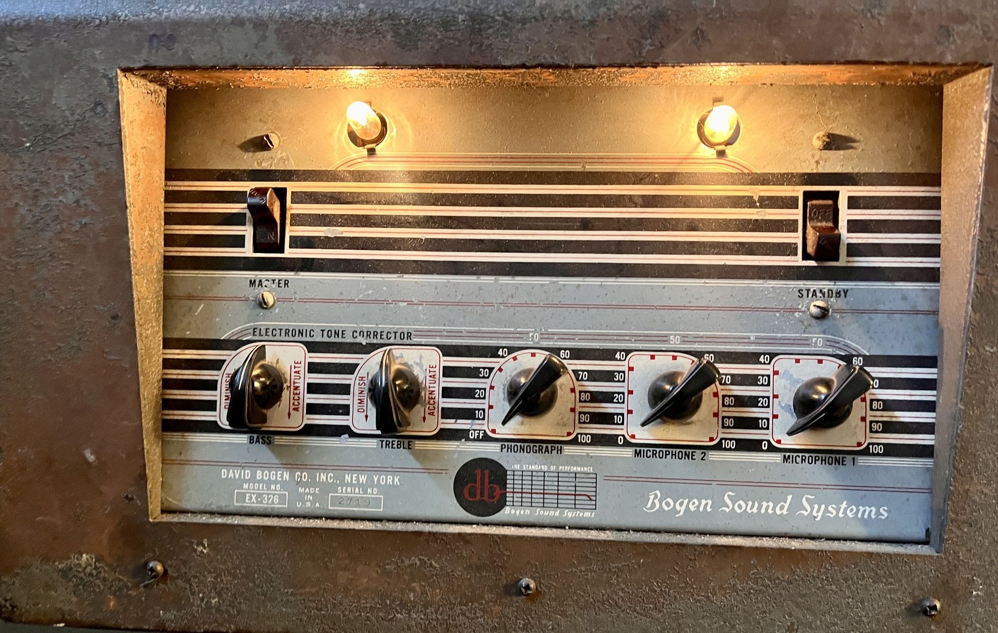 Bogen Ex326 Vintage Tube Amp/P.A.
