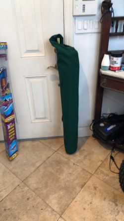 A brand new Canvas umbrella in its case