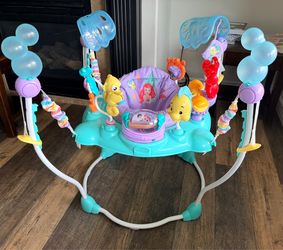Little mermaid, baby jumper and activity center