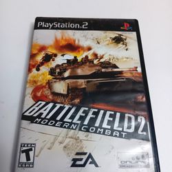 BATTLEFIELD 2 MODERN COMBAT PLAYSTATION 2 GAME 