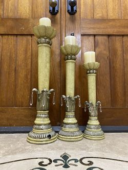 Candle Holders With Candles 