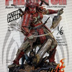 Akaoni Samurai Predator 1/6 Scale Collectible Hot Toys Figure 