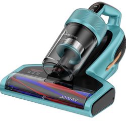 Jimmy Mattress Vacuum Cleaner with Dust Sensor, Anti-Allergen Bed Vacuum Cleaner with UV Lights & Ultrasonic & 5s Quick Heating, In Box