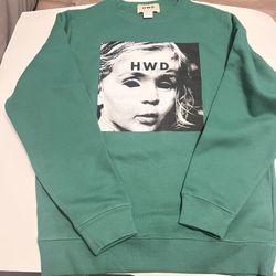 New- Size Med- HWD Sweatshirt Crew Neck Pullover Green 